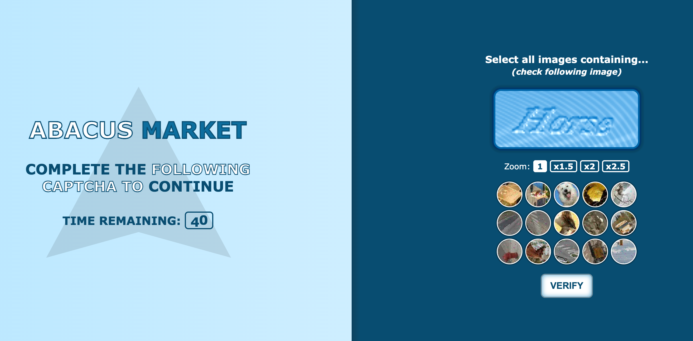 Abacus Market Main Page